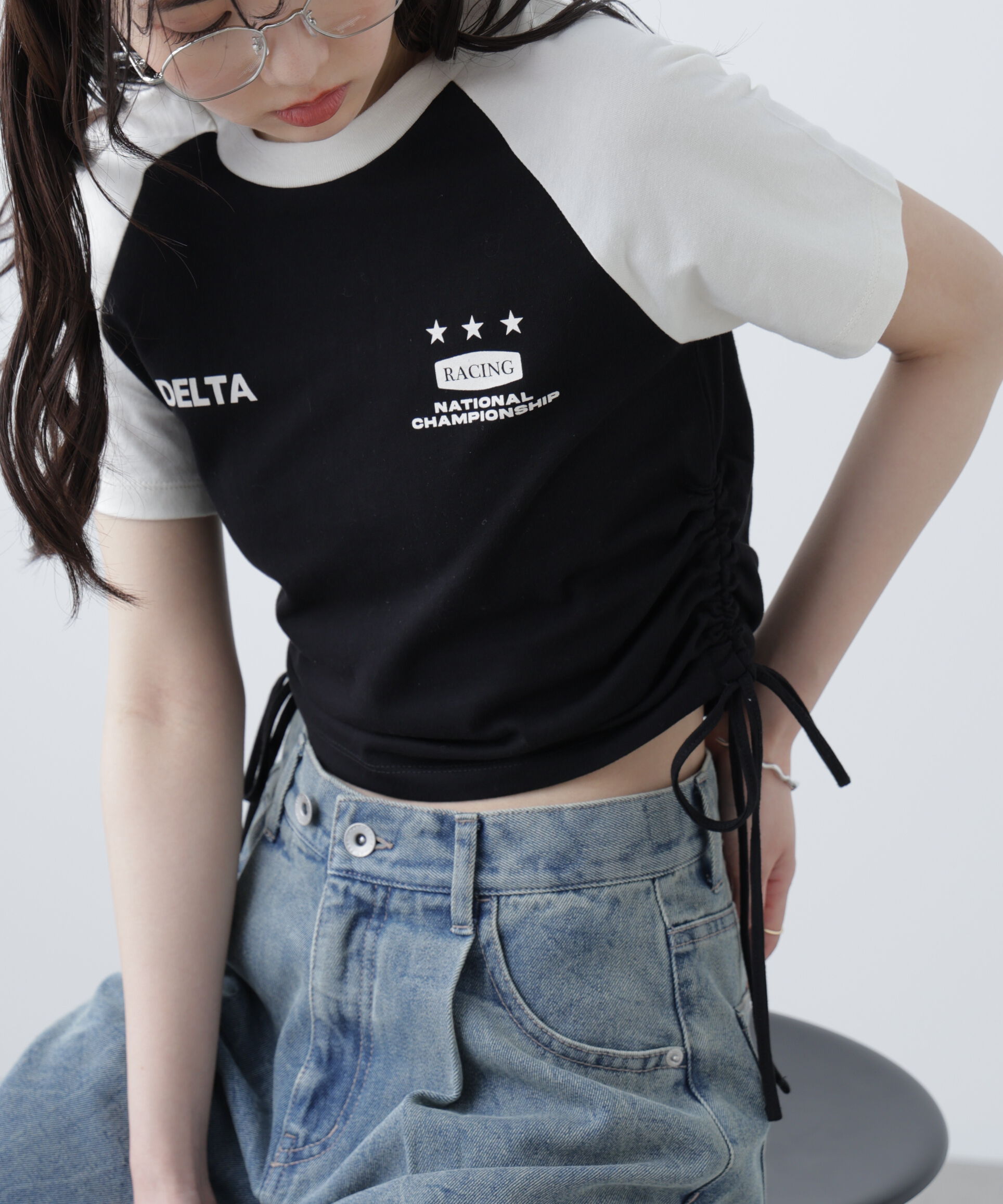  「ドロストラグランTシャツ」|Tシャツ・カットソー|