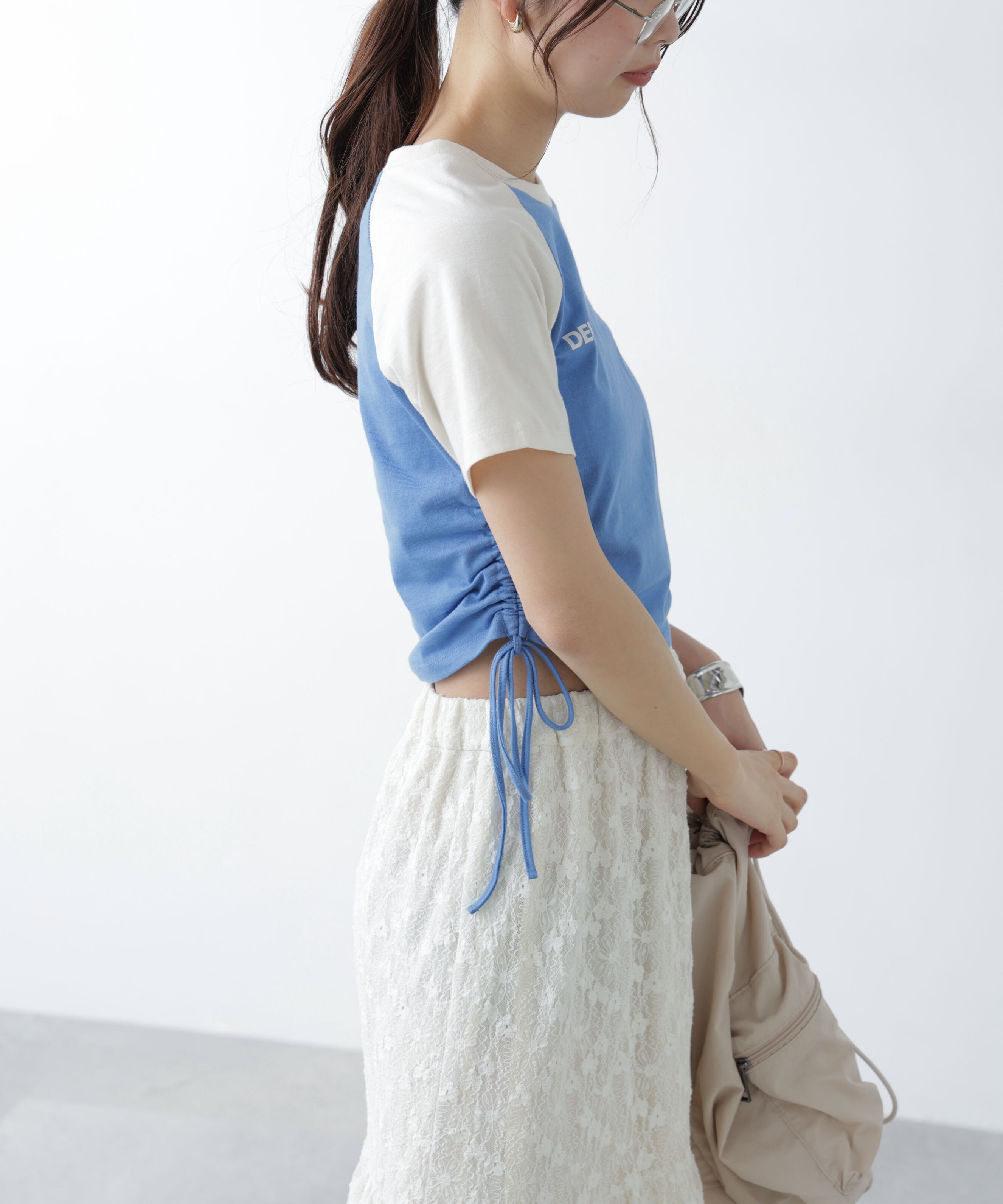  「ドロストラグランTシャツ」|Tシャツ・カットソー|