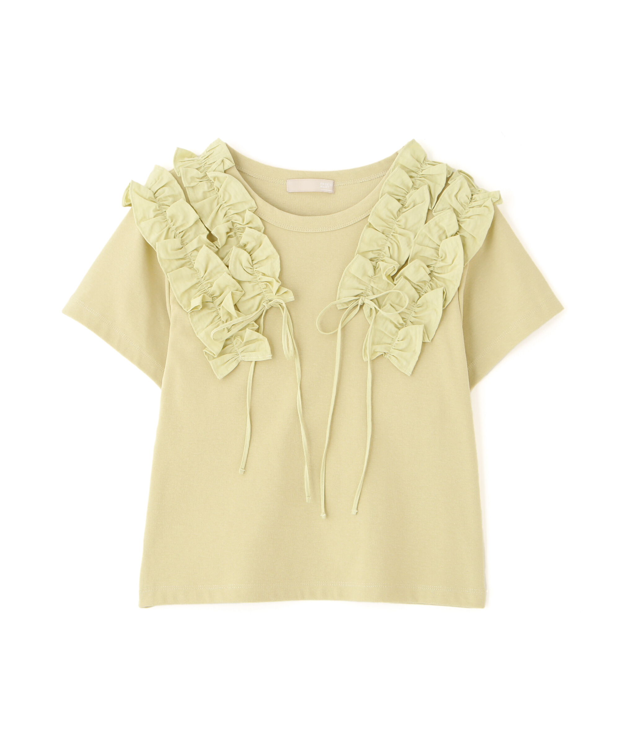  「ダブルフリルドッキングカットソー」|Tシャツ・カットソー|