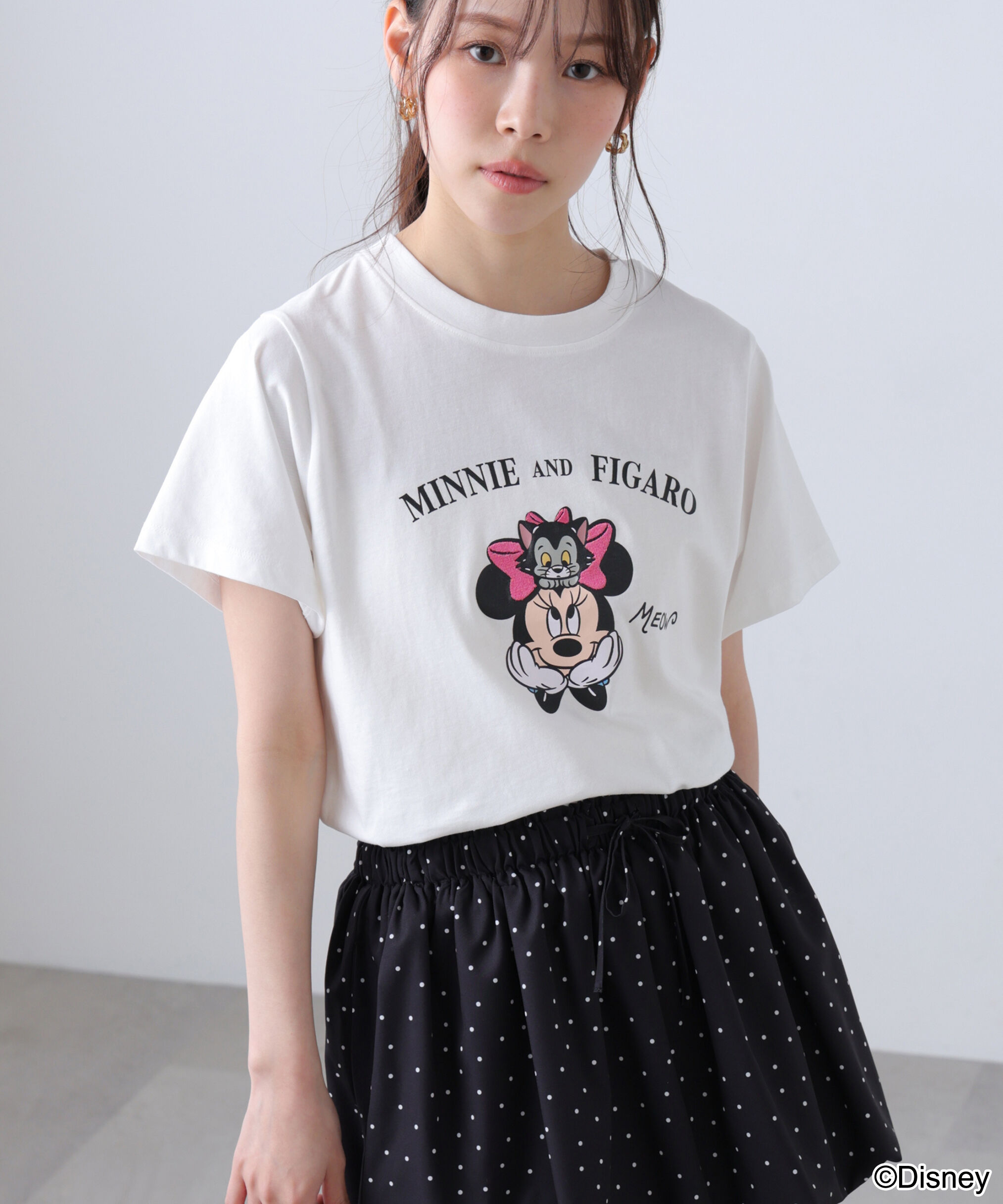  「別注ミニーマウス＆マリーTシャツ」|Tシャツ・カットソー|