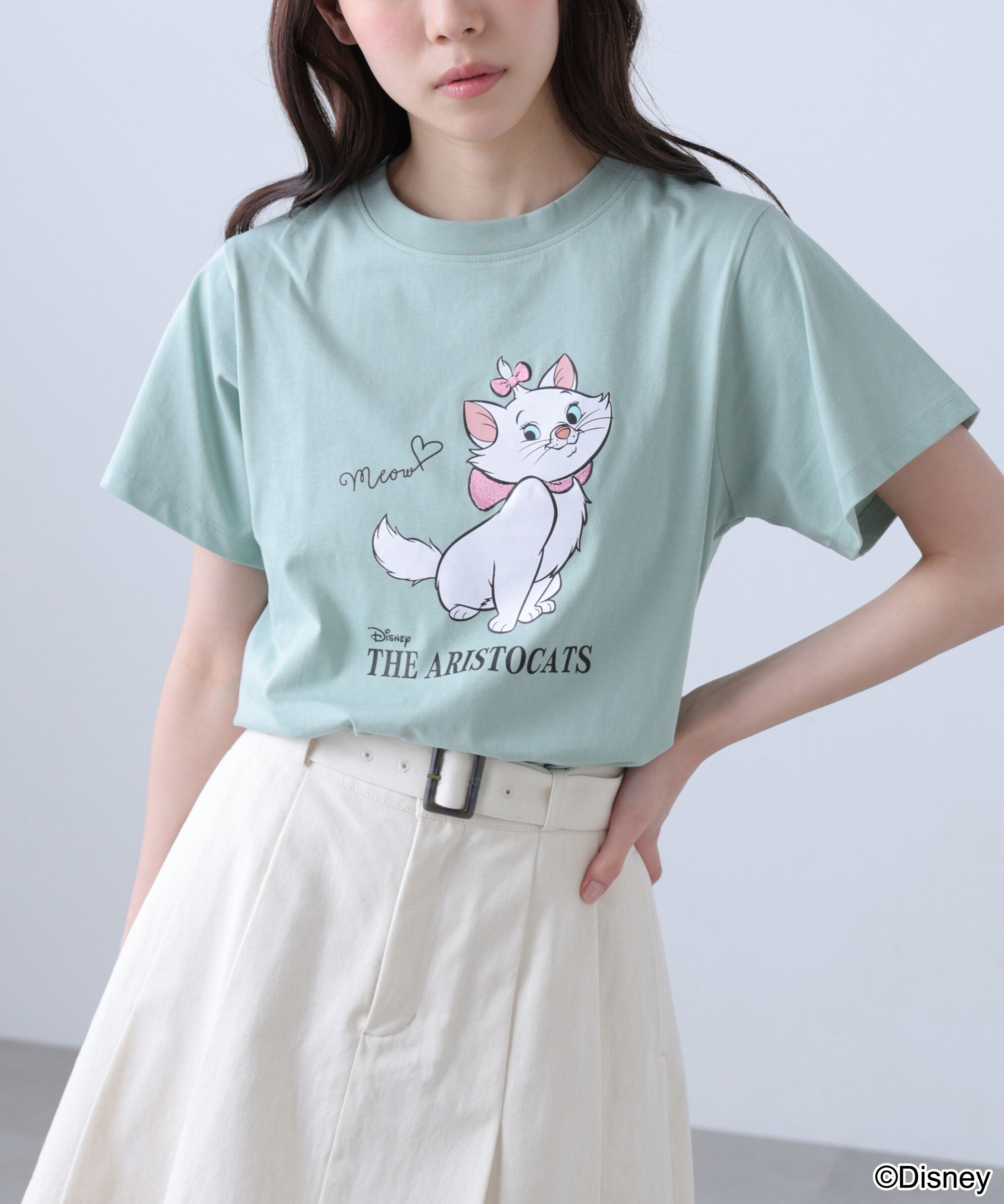  「別注ミニーマウス＆マリーTシャツ」|Tシャツ・カットソー|