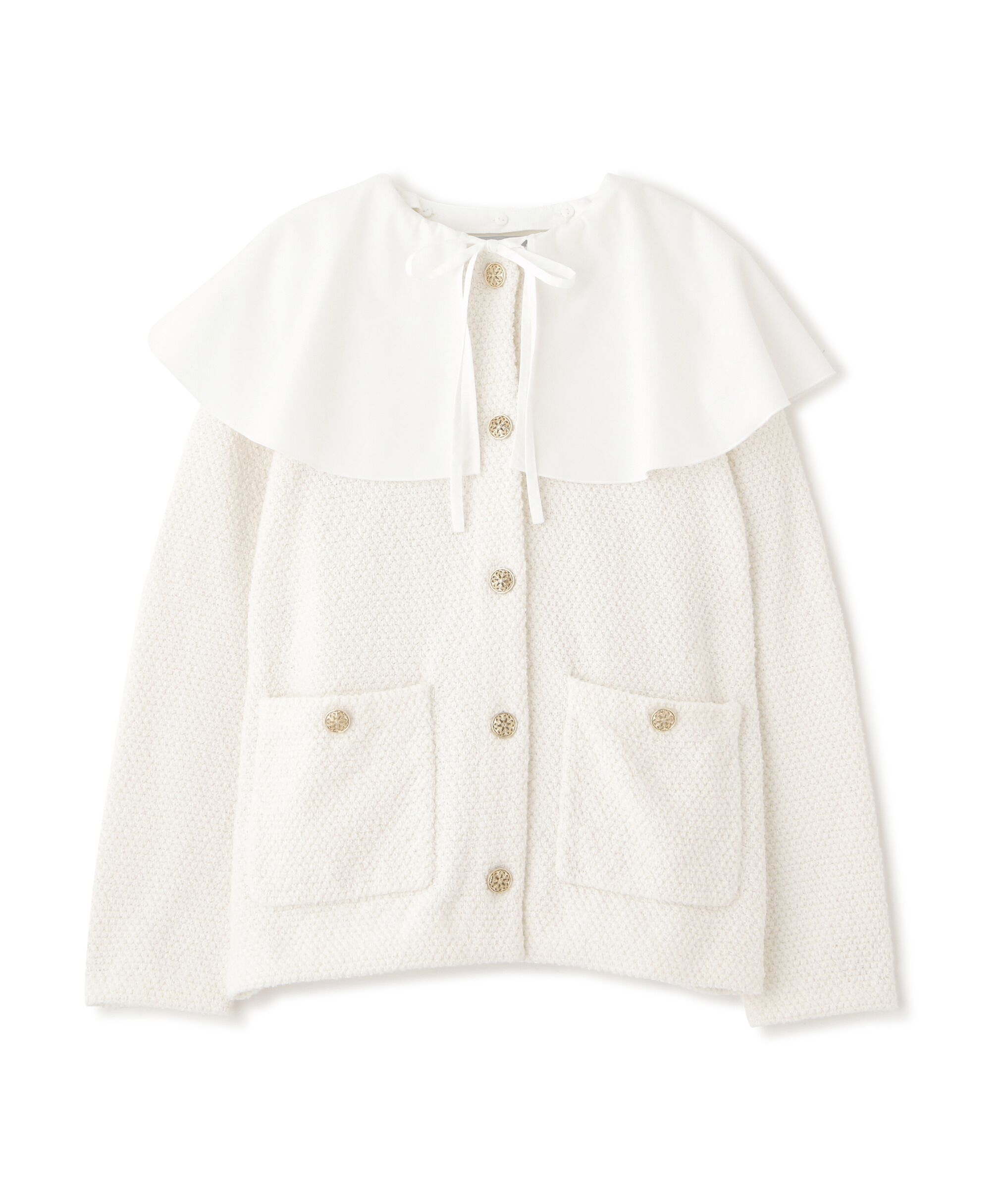  「エリツキツイードニットカーディガン」|ニット・セーター|