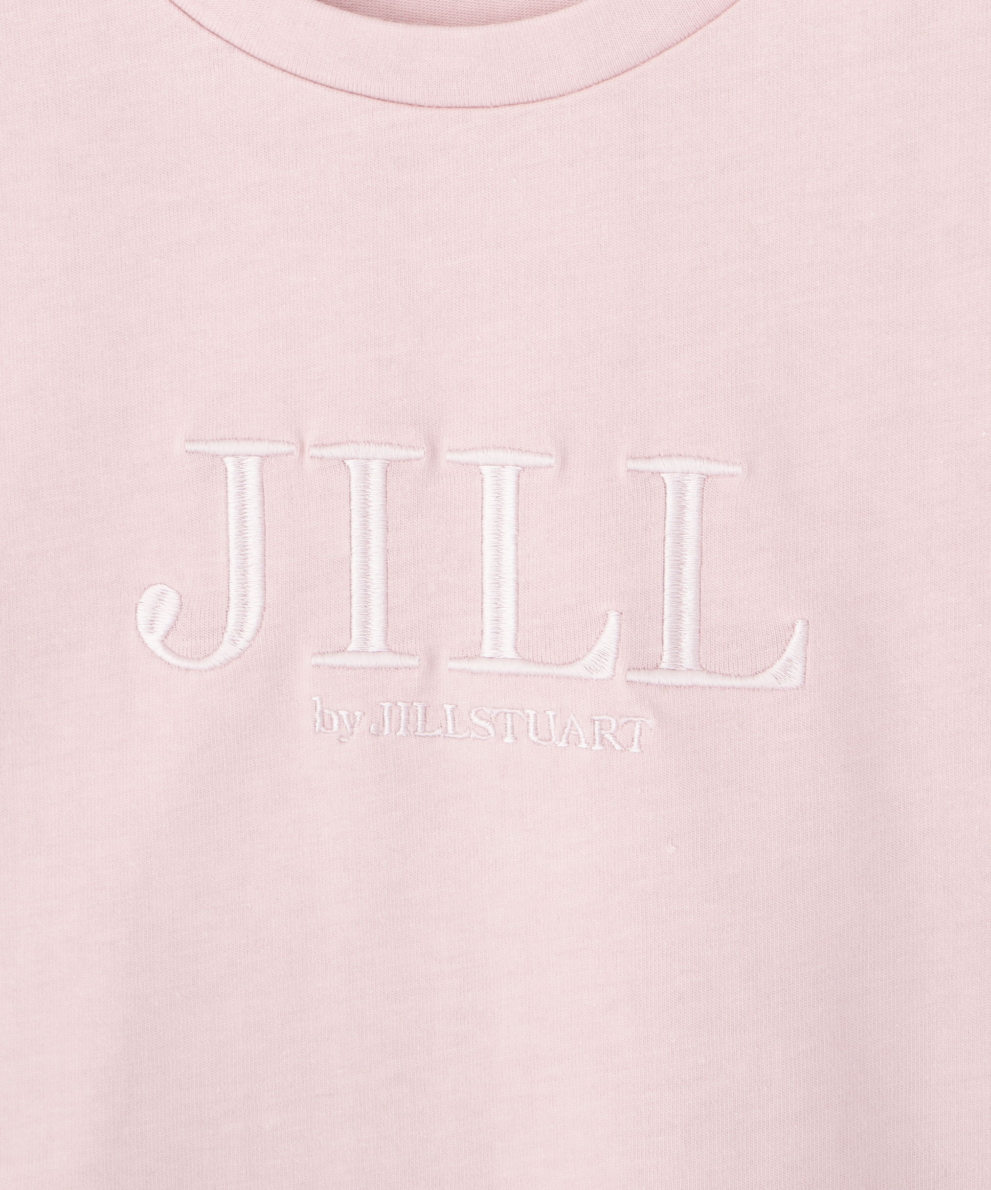  「ショート丈刺繍ロゴTシャツオーガニックコットン」|Tシャツ・カットソー|