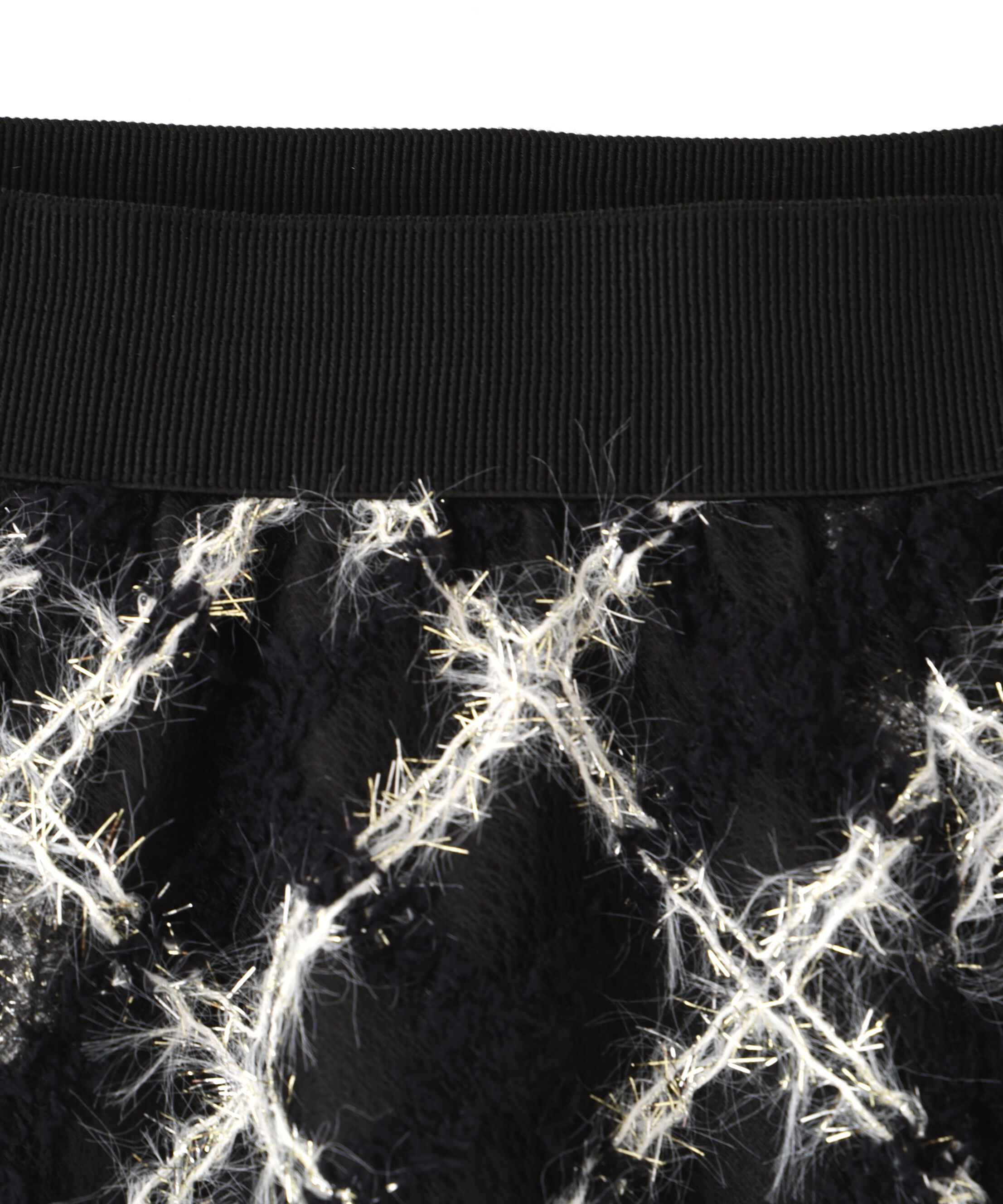  「エンブロイダリーシアーチェック」|スカート|