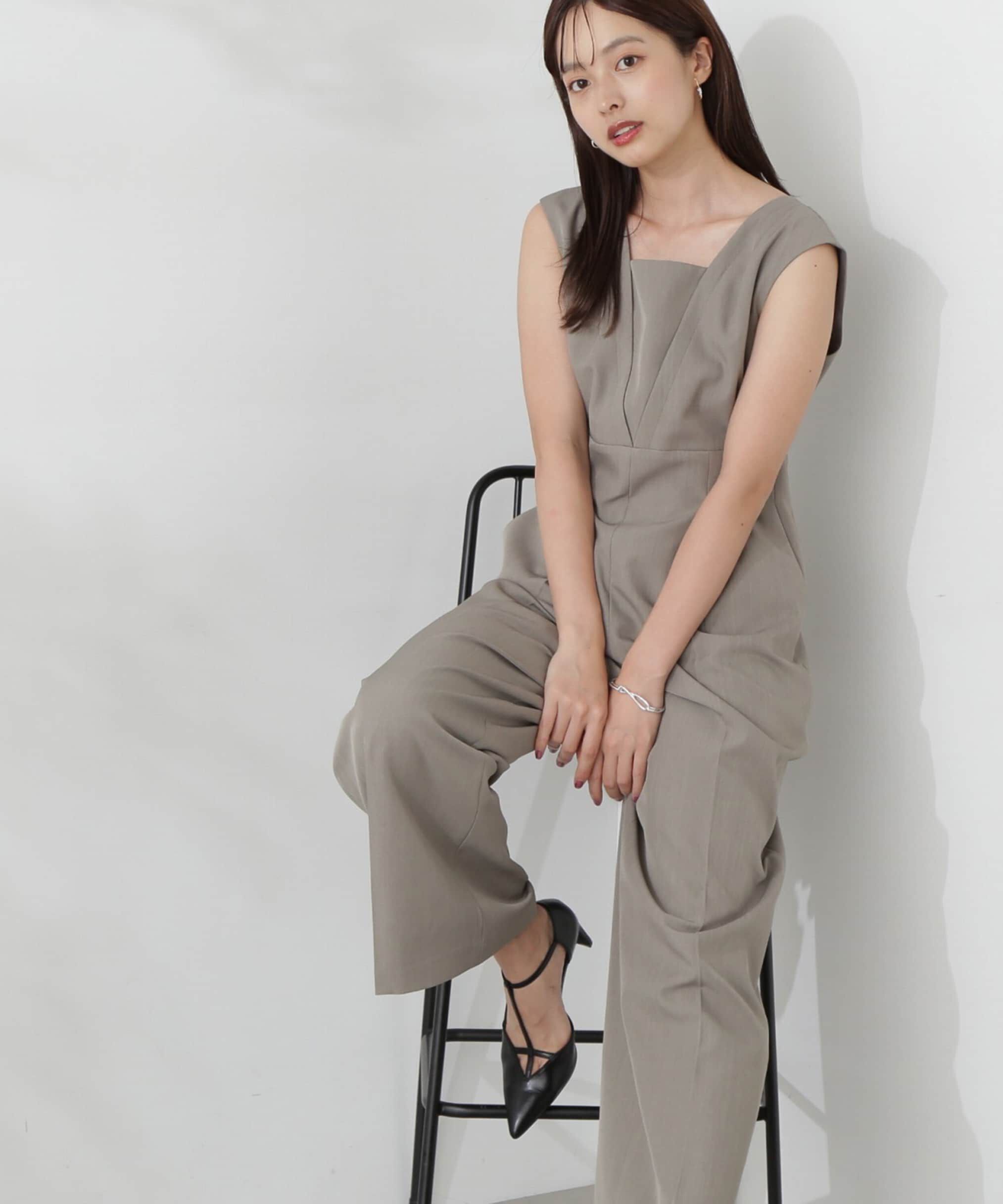 PROPORTION BODY DRESSING「レイヤード風ロンパース」|ワンピース|