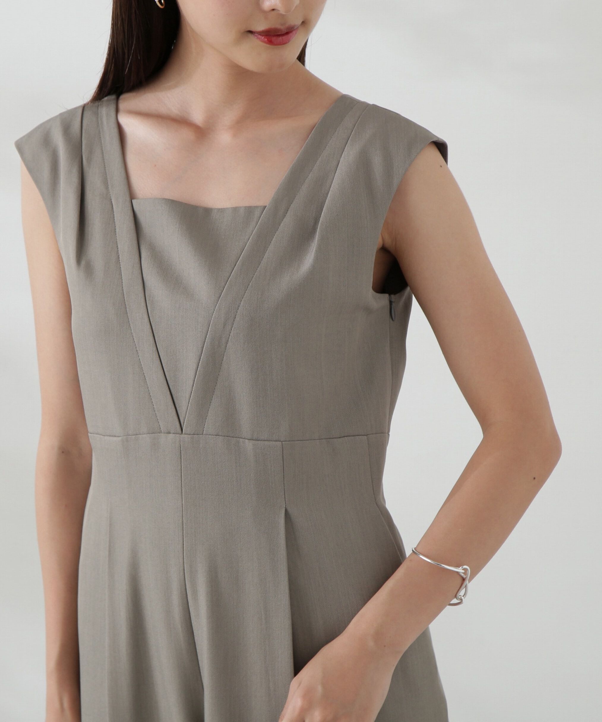 PROPORTION BODY DRESSING「レイヤード風ロンパース」|ワンピース|