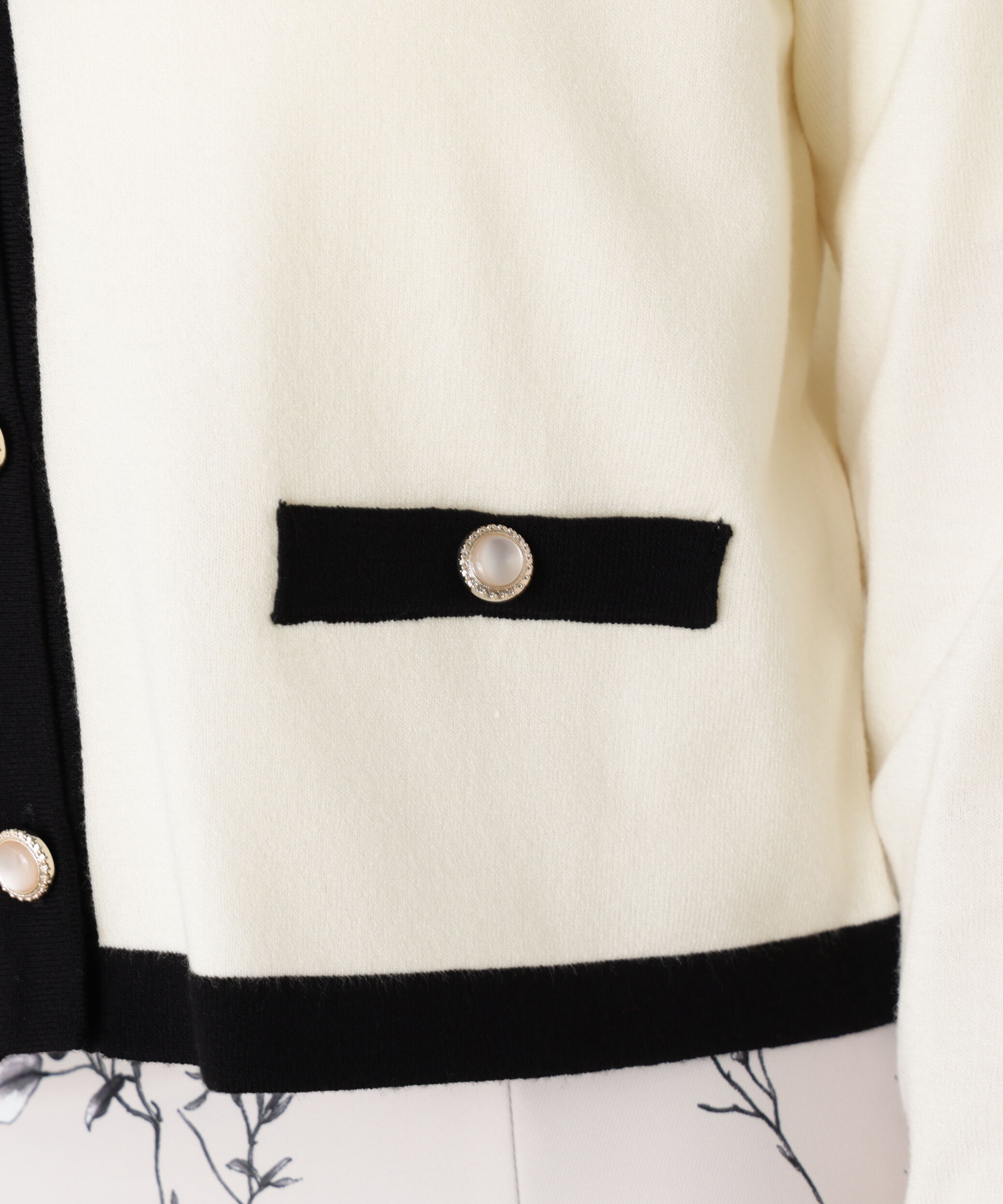 PROPORTION BODY DRESSING「＜ハンドウォッシャブル＞ニュアンス釦ニットアンサンブル 25AW」|ニット・セーター|