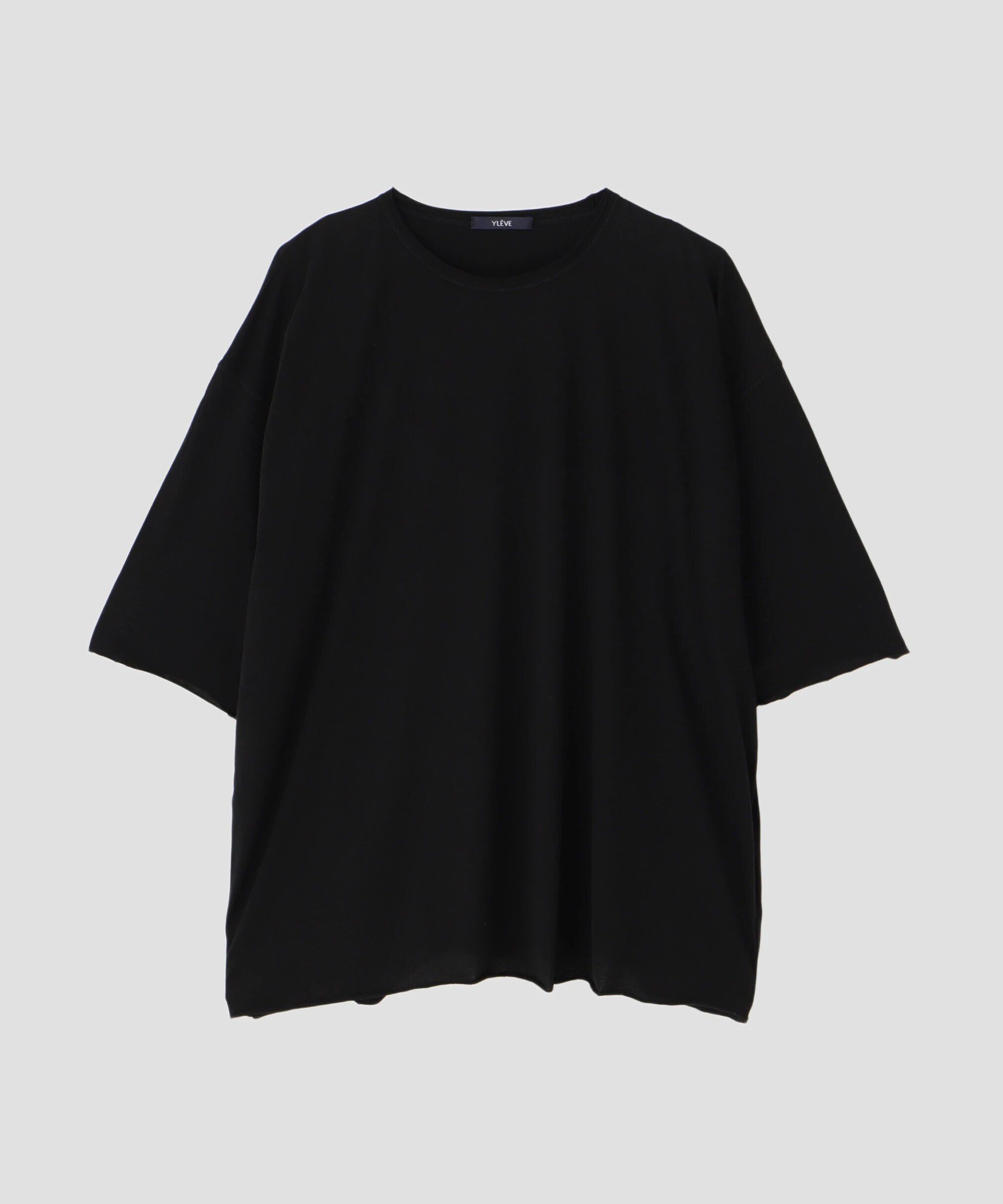 YLEVE 「YLEVE / ALBINI COTTON PULL OVER」|Tシャツ・カットソー|ブラック