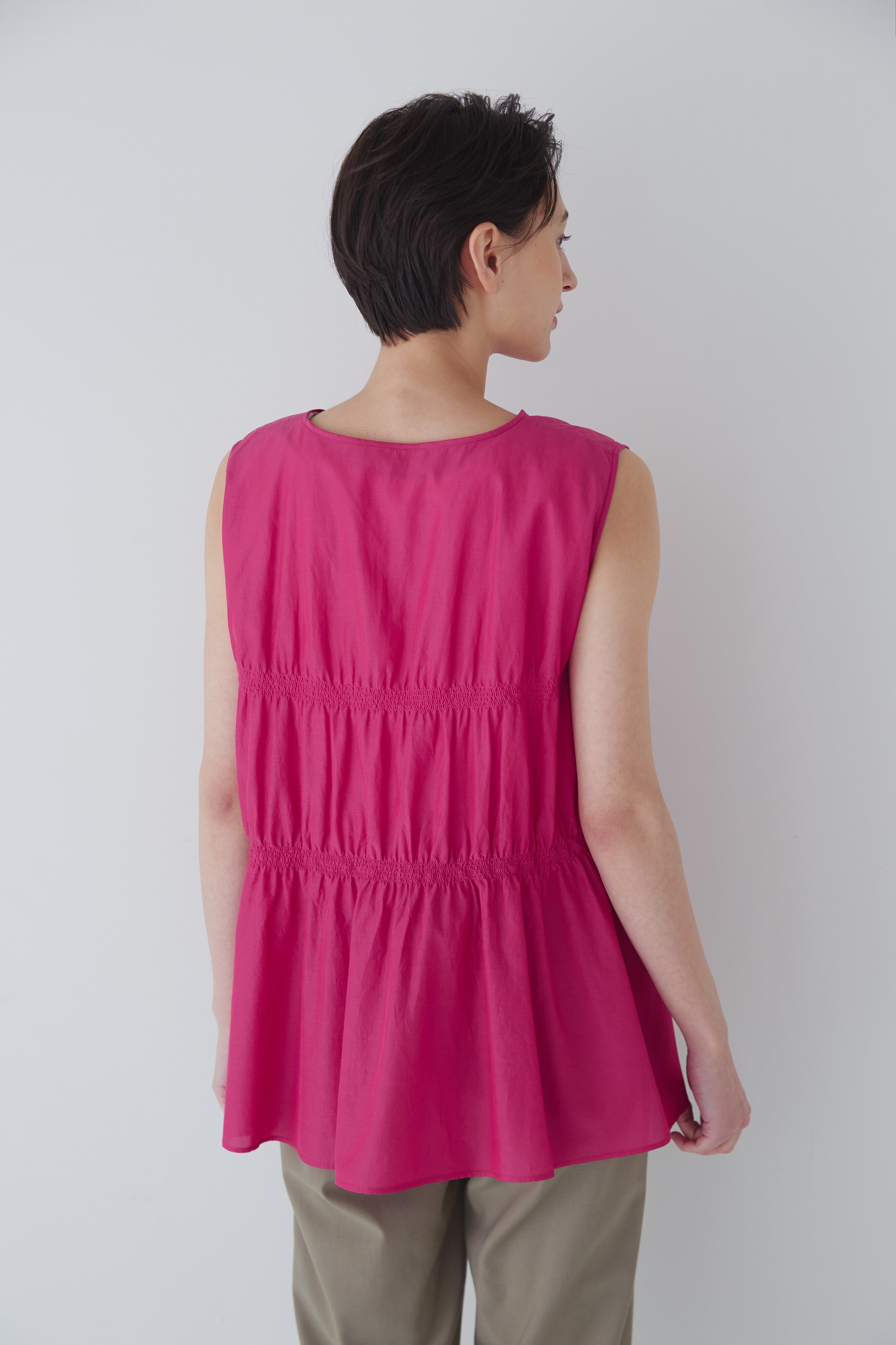  「◆キュプラ綿ブロードブラウス」|シャツ・ブラウス|