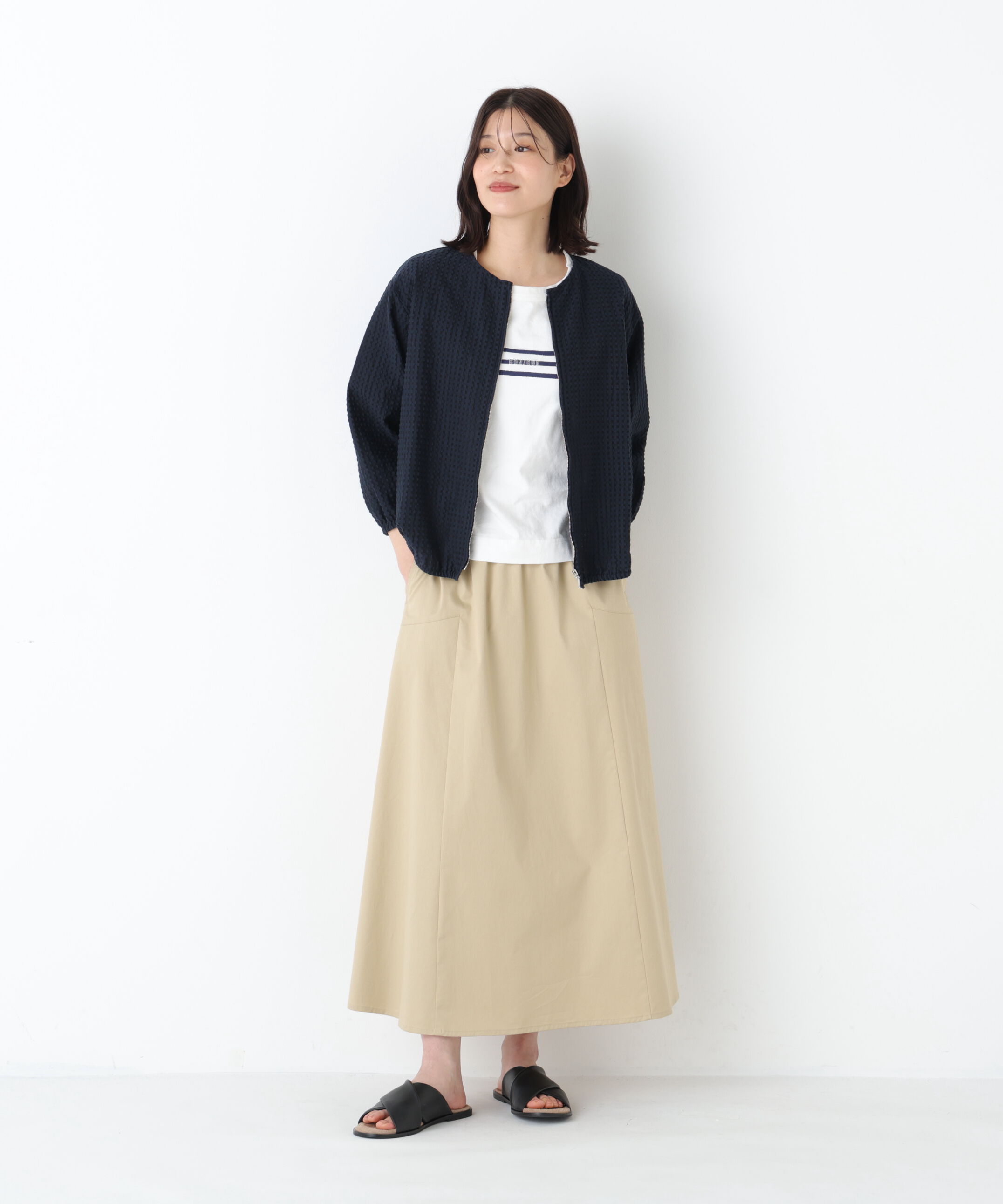  「◆ラッセルチェックレースジップブルゾン」|ブルゾン・スタジャン|