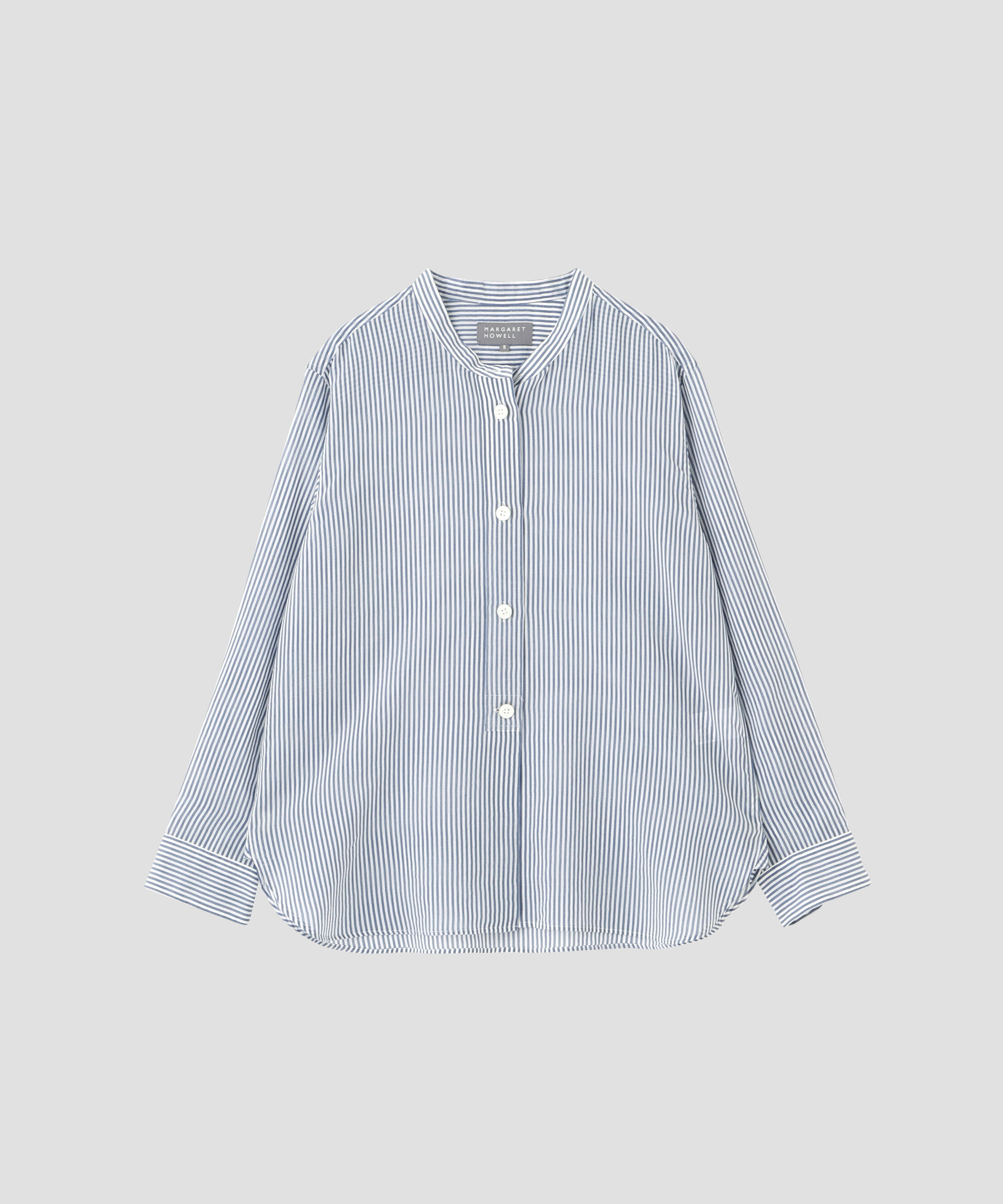  「COTTON SILK STRIPE SHIRT」|シャツ・ブラウス|