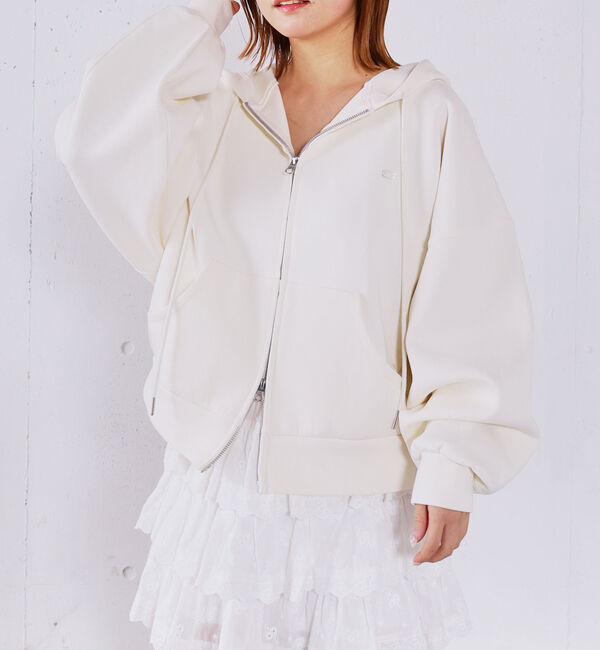 archives「Ｗｚｉｐダンボールパーカー」|パーカー|IVORY