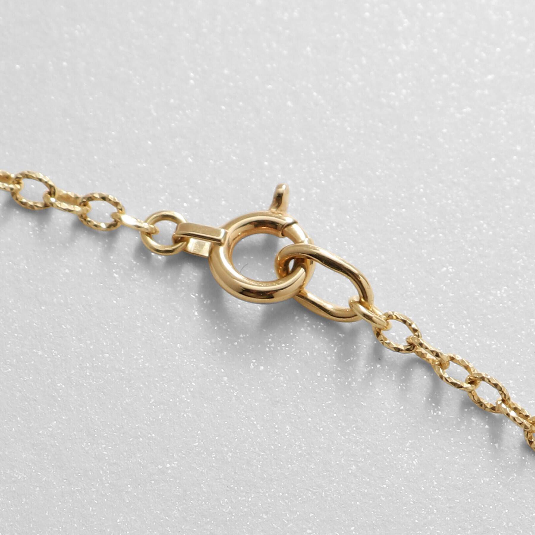 COCOSHNIK「K10PCチェーン ステーションネックレス」|ネックレス|