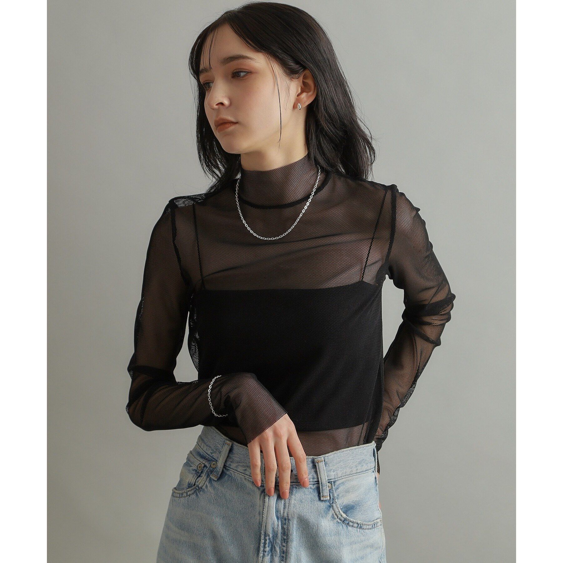 COCOSHNIK ONKITSCH「シルバー ハギーフープ マーキスピアス」|ピアス|