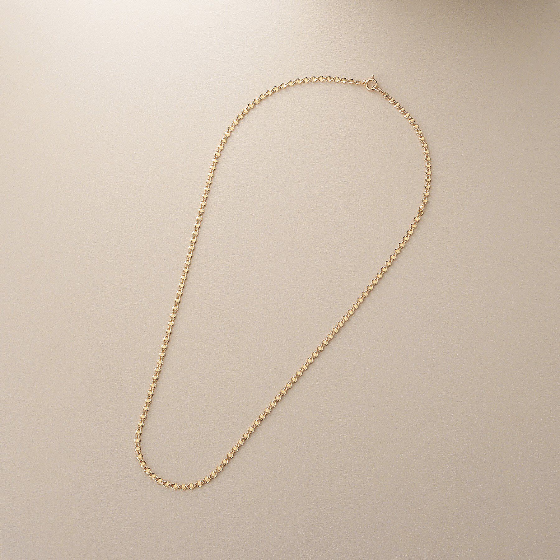 COCOSHNIK「K18ツイストエクレア ネックレス太」|ネックレス|