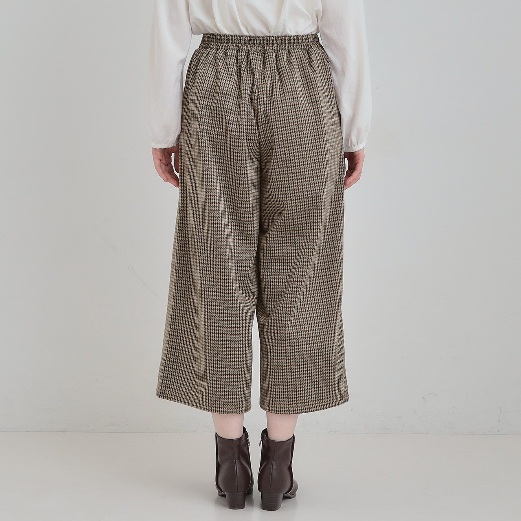 SHOO･LA･RUE「【洗濯機可/S-LL/あったか】体型カバーにも 裏起毛ガウチョパンツ」|その他|