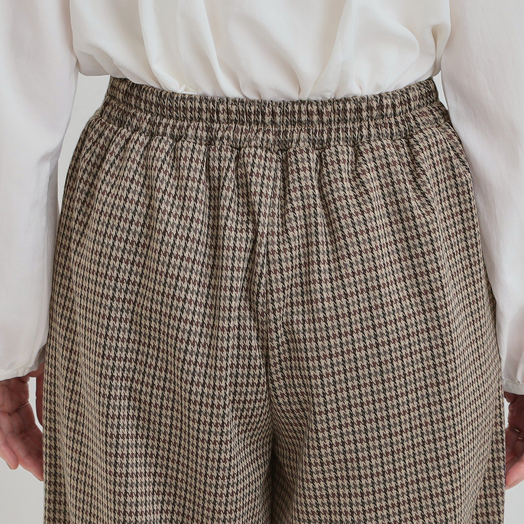 SHOO･LA･RUE「【洗濯機可/S-LL/あったか】体型カバーにも 裏起毛ガウチョパンツ」|その他|