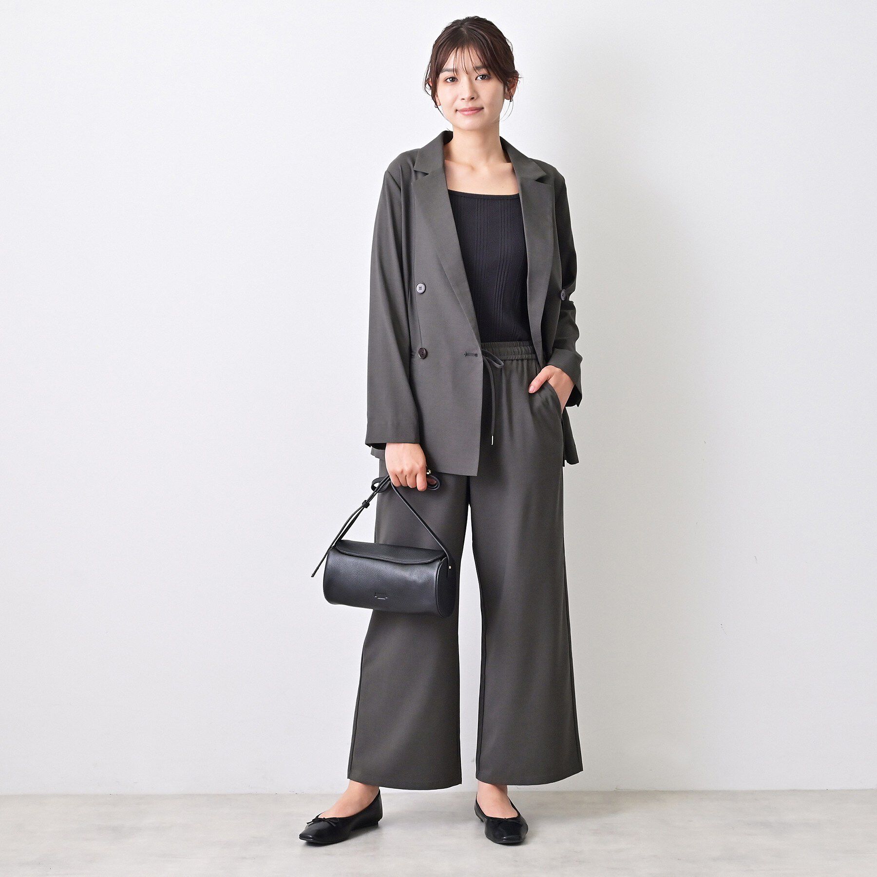 Dessin「【セットアップ可/洗える】ダブルストレッチジャケット」|テーラードジャケット|