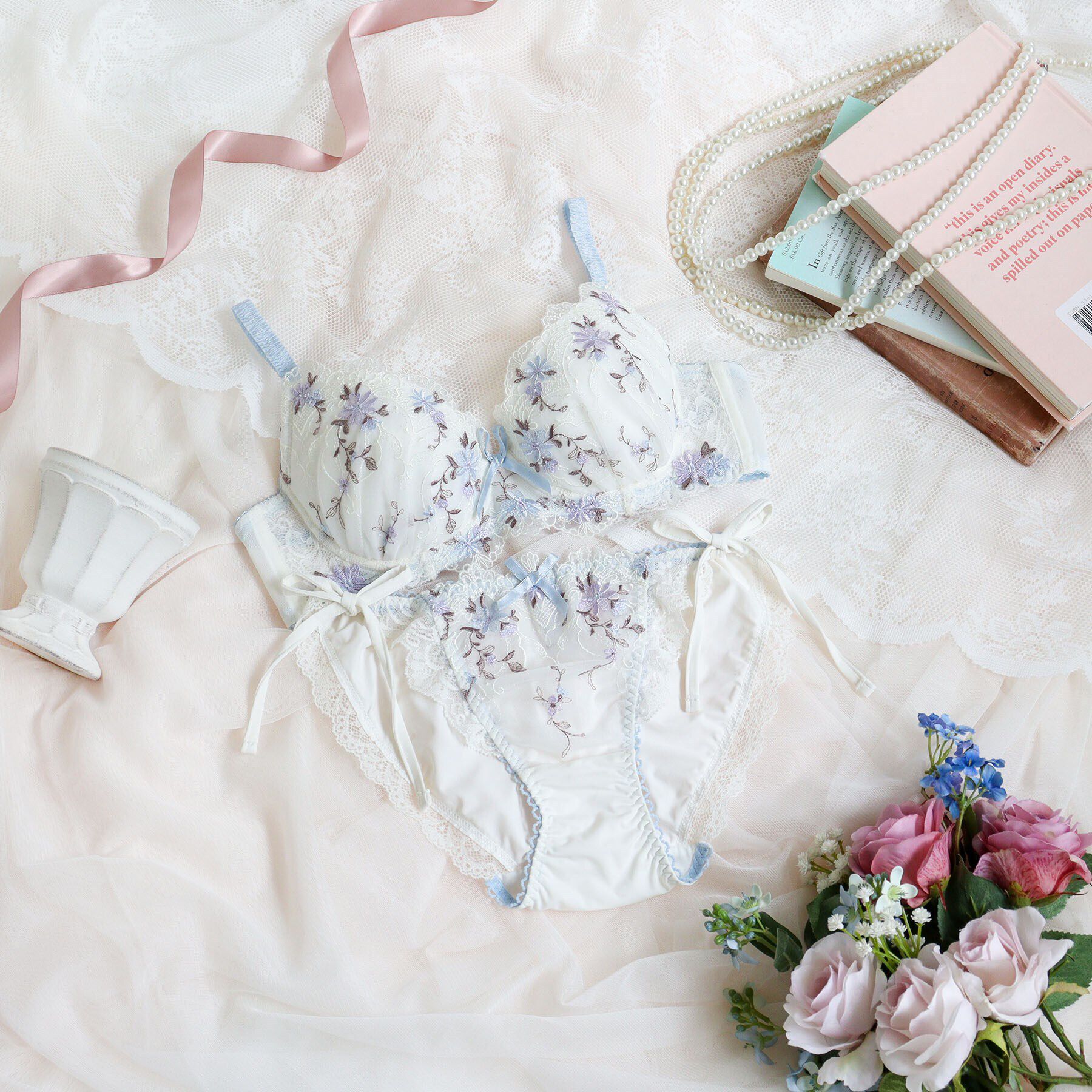 Risa Magli「フィオナ リボンショーツ」|インナー|