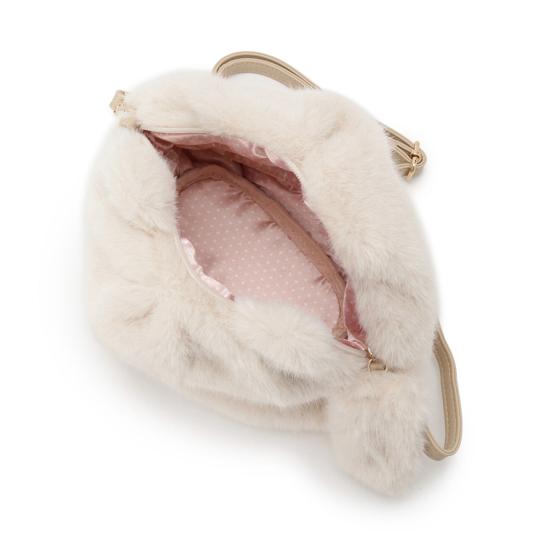 ITS&rsquo;DEMO「猫フェイクファーミニショルダー」|ショルダー・メッセンジャー|