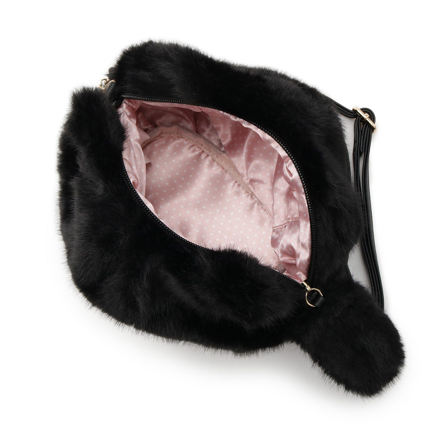 ITS&rsquo;DEMO「猫フェイクファーミニショルダー」|ショルダー・メッセンジャー|