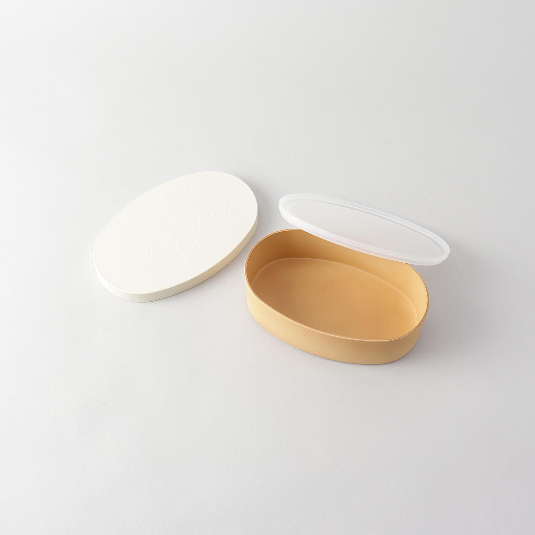 212 KITCHEN STORE「やさしい彩 抗菌小判弁当 乳白色」|食器・キッチングッズ|