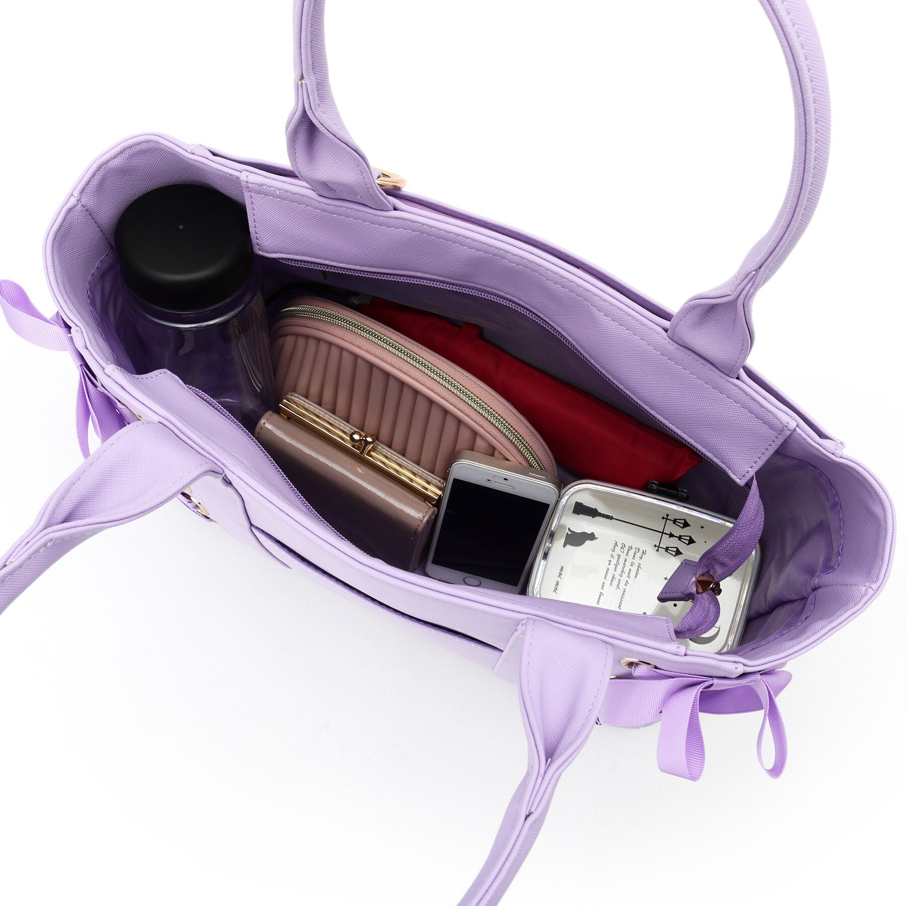 Ober Tashe「【推し活】レースアップクリアポケトート」|トートバッグ|