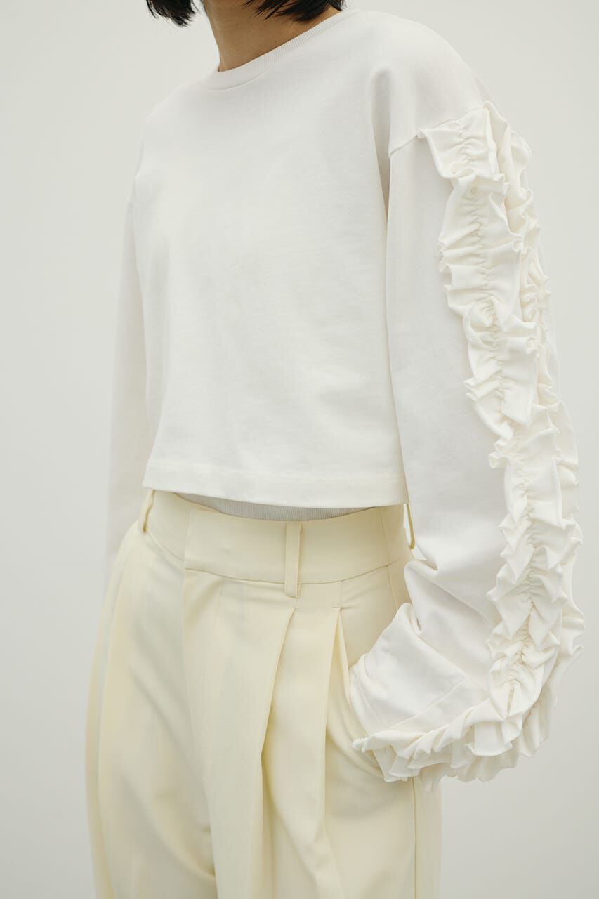 STYLEMIXER「フリルスリーブカットトップ」|Tシャツ・カットソー|