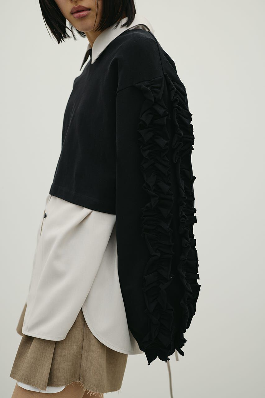 STYLEMIXER「フリルスリーブカットトップ」|Tシャツ・カットソー|