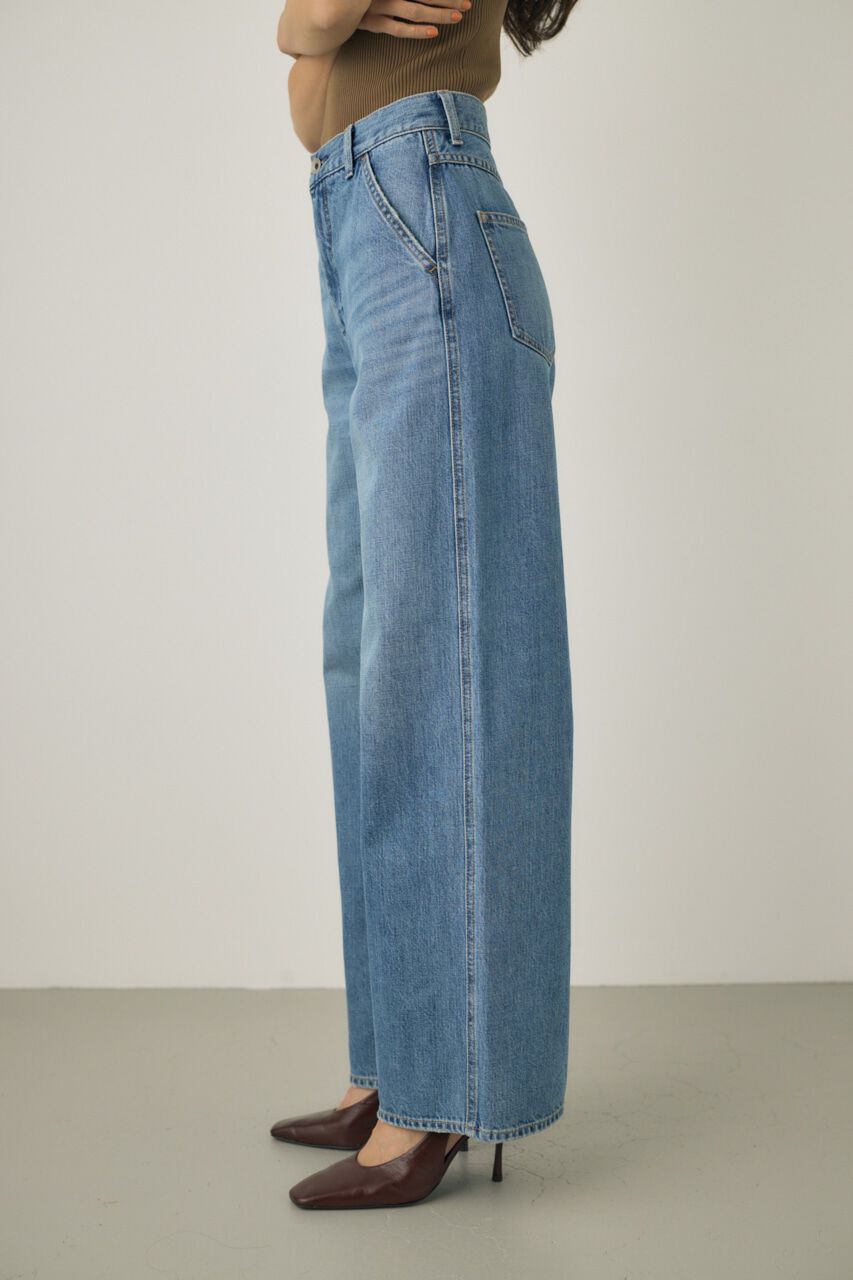 MOUSSY「ルーズストレートデニムパンツ　オーガニックコットン使用」|デニム|