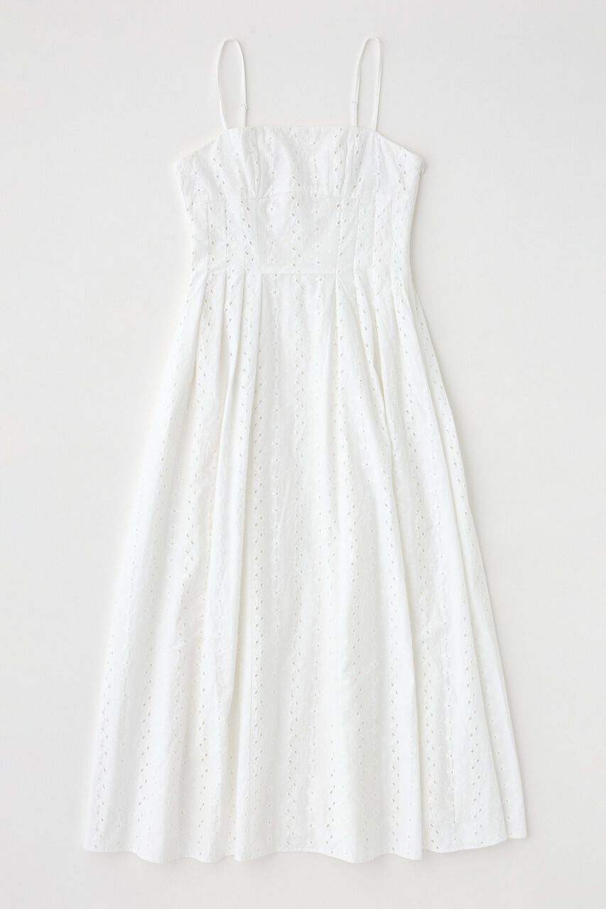 MOUSSY「EYELET LACE ドレス」|ワンピース|