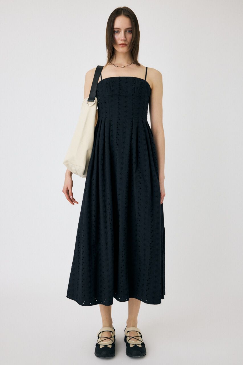 MOUSSY「EYELET LACE ドレス」|ワンピース|