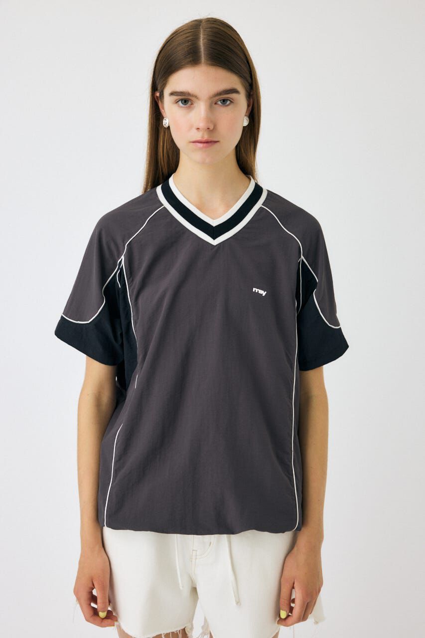 MOUSSY「PIPING OVER トップス」|Tシャツ・カットソー|