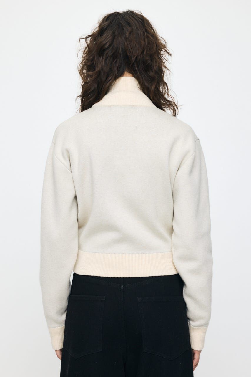 MOUSSY「LETTERED HALF ZIPセーター」|ニット・セーター|