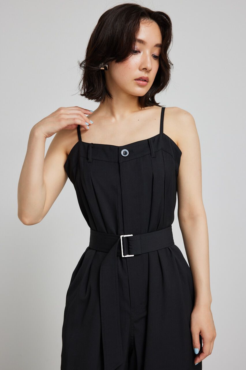 rienda「タックベアストレートロンパース」|その他|