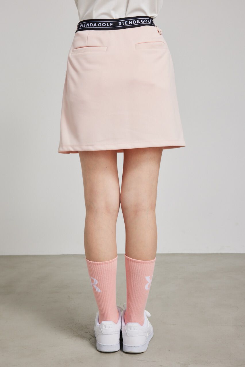rienda「サイドプリーツウエストロゴSK」|スカート|