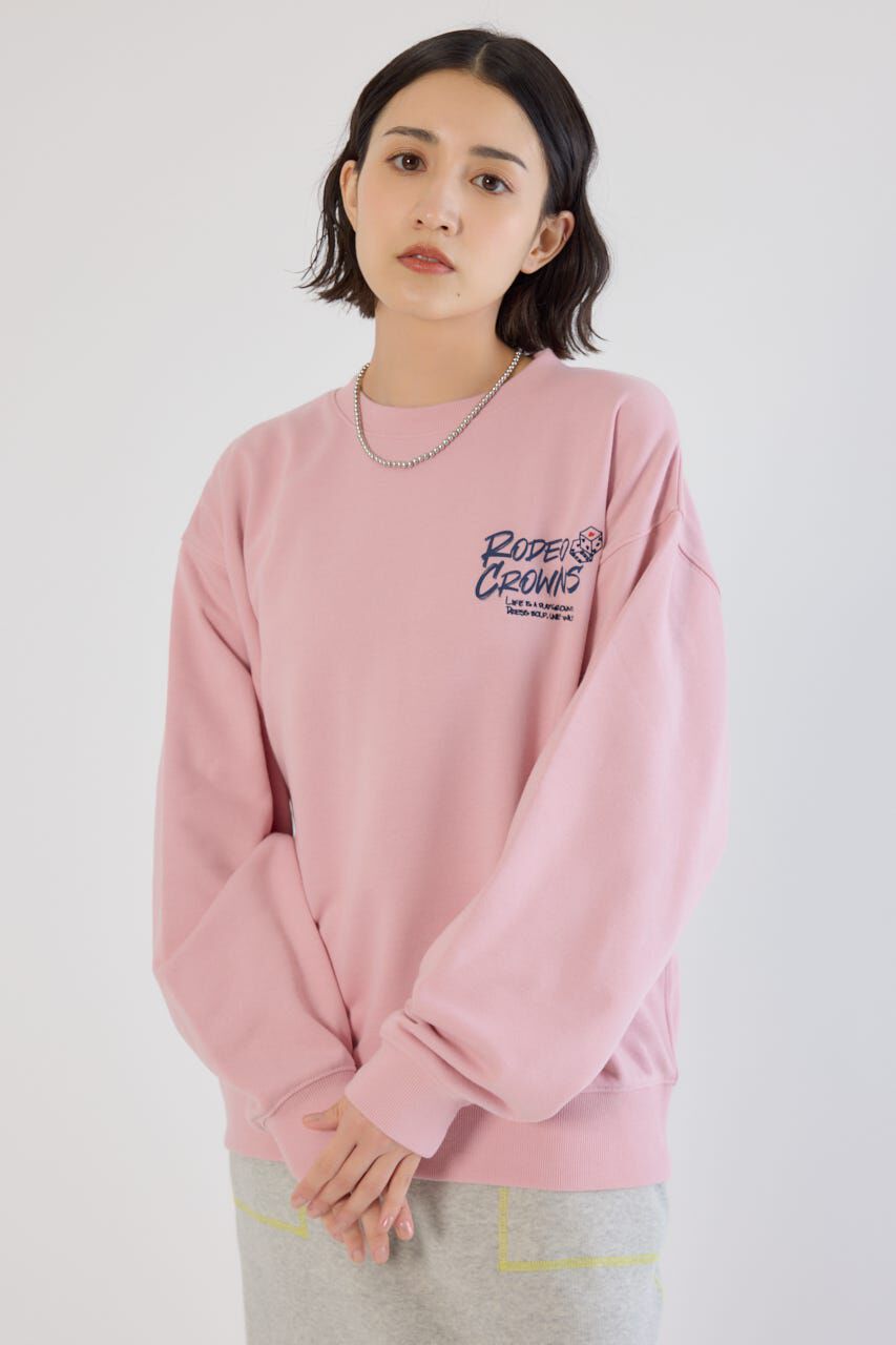 RODEO CROWNS「Dangling Charmsスウェット」|パーカー|L/PNK1
