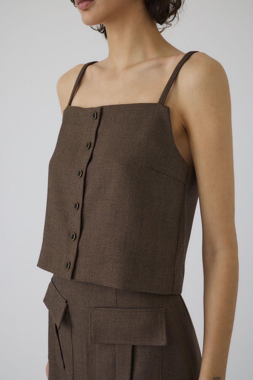 RIM.ARK 「Tweed cami tops」|キャミソール|