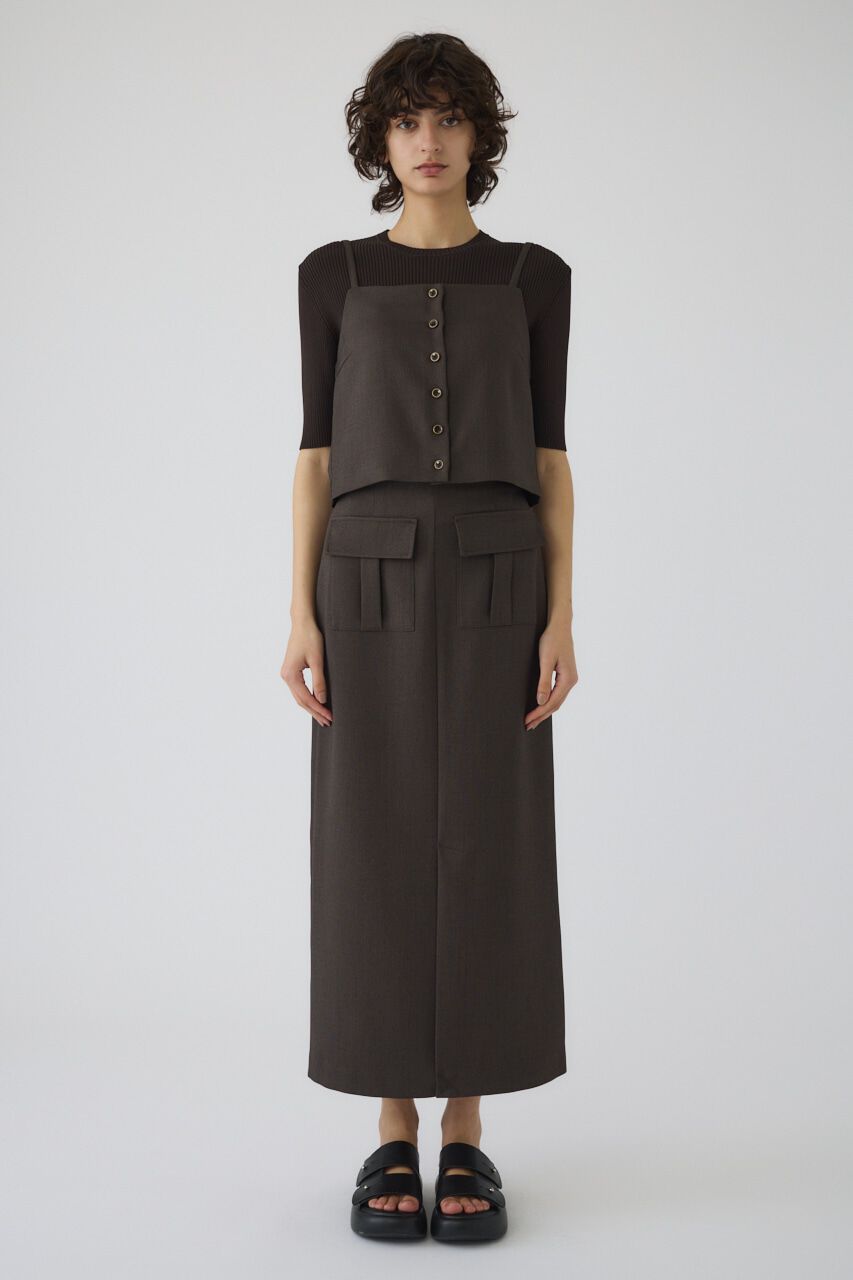 RIM.ARK 「Tweed cami tops」|キャミソール|