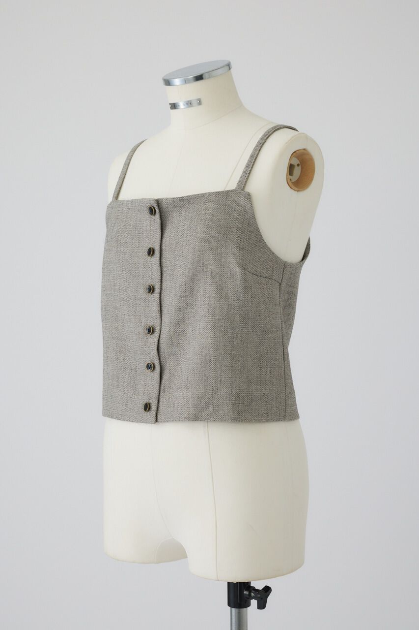 RIM.ARK 「Tweed cami tops」|キャミソール|