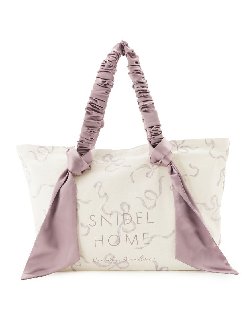 SNIDEL HOME「オーガニックキャンバストート-BIG-（RIBBON）」|トートバッグ|