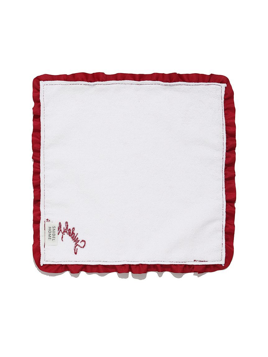 SNIDEL HOME「フリルハンドタオル」|ハンカチ|