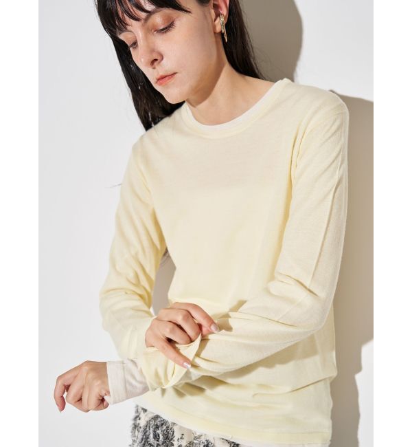 ELENDEEK「WOOL SHEER LONG-T KT」|ニット・セーター|