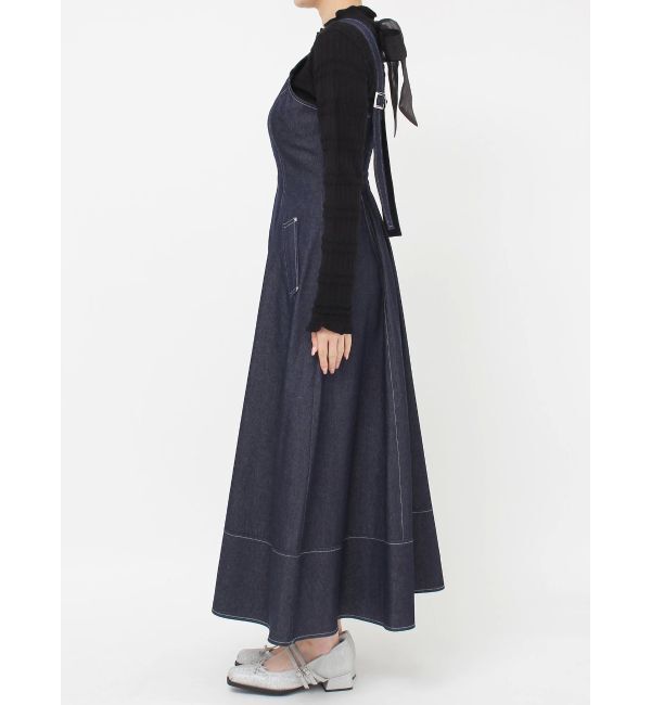 dazzlin「ステッチジャンスカ」|ジャンパースカート|