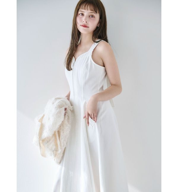 dazzlin「ステッチジャンスカ」|ジャンパースカート|