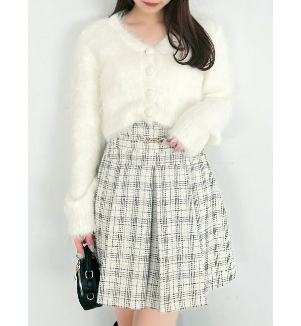 dazzlin「ビットマークフレアミニスカート」|スカート|