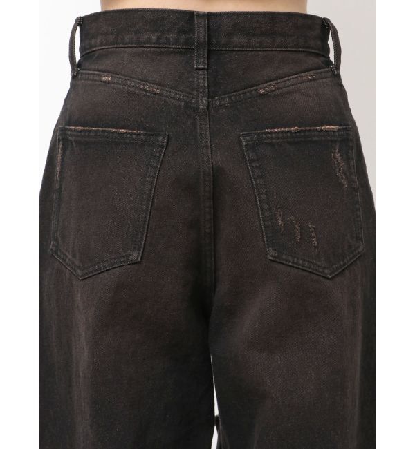 EMODA「ダブルハイクラッシュジーンズ」|デニム|