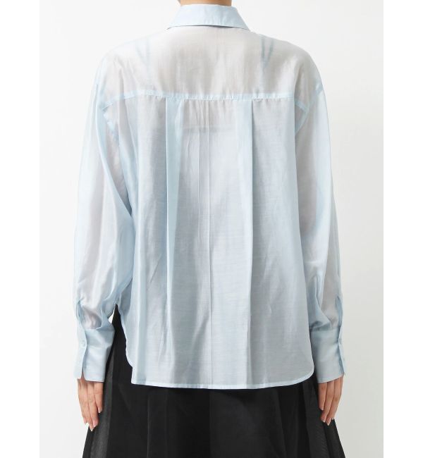 MERCURYDUO「バックタックスタンドカラーシャツ」|シャツ・ブラウス|
