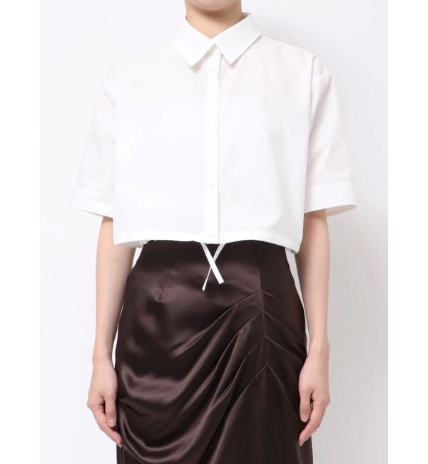 MERCURYDUO「ドロストヘムベアセットシャツ」|シャツ・ブラウス|