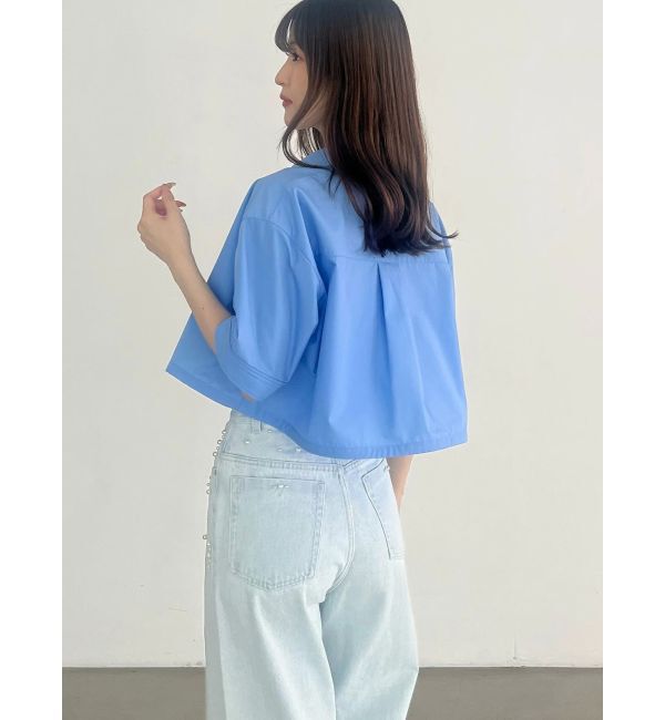 MERCURYDUO「ドロストヘムベアセットシャツ」|シャツ・ブラウス|